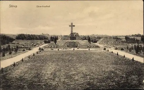Ak Sörup in Angeln, Ehrenfriedhof