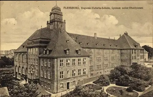Ak Flensburg, Auguste Victoria Schule, Lyceum, Oberlyceum