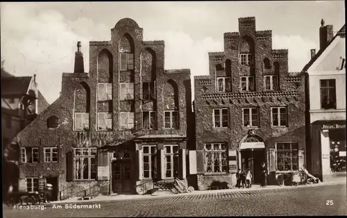 Ak Flensburg in Schleswig Holstein, Südermarkt