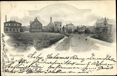 Ak Wesselburen in Dithmarschen, Panorama