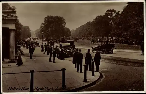 Ak London City England, Rotten Row, Hyde Park