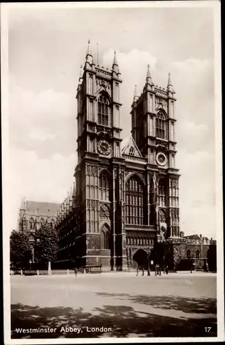 Ak London City England, Westminster Abbey