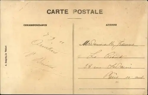 Ak Le Vésinet Yvelines, Rue des Ecoles