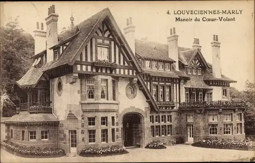 Ak Louveciennes Marly Yvelines, Manoir du Coeur Volant