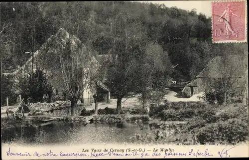 Ak Vaux de Cernay Yvelines, Le Moulin