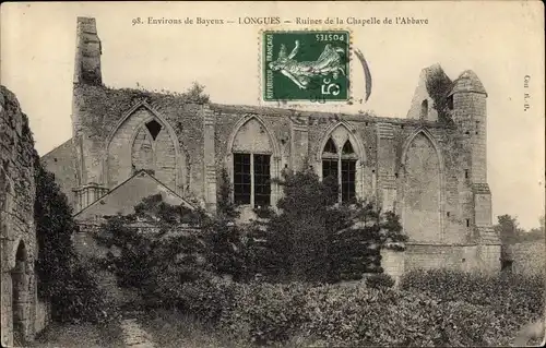 Ak Longues Calvados, Ruines de la Chapelle de l'Abbaye