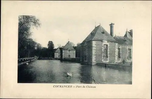 Ak Courances Essonne, Parc du Chateau