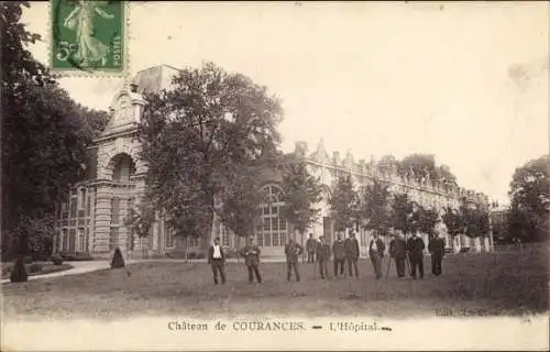 Ak Courances Essonne, Chateau, L'Hopital