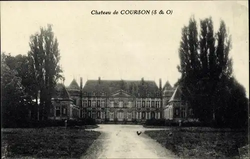 Ak Courson Monteloup Essonne, Le Chateau