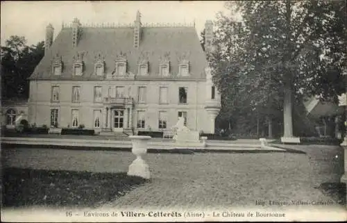 Ak Villers Cotterêts Aisne, Le Chateau de Boursonne