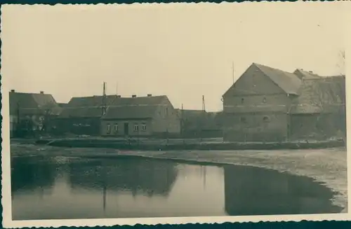 Foto Ak Schönefeld Niedergörsdorf in Brandenburg, der Teich