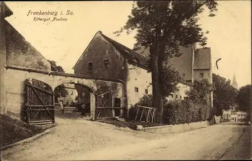 Ak Frankenberg an der Zschopau Sachsen, Rittergut Neubau