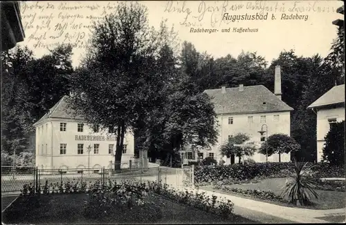 Ak Liegau Augustusbad Radeberg Sachsen, Radeberger Haus, Kaffeehaus