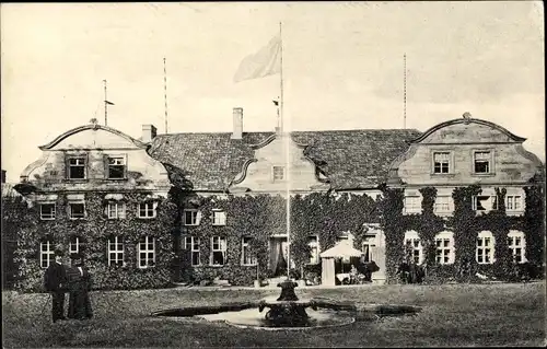 Ak Blankenburg am Harz, Kleines Schloss, Parkseite