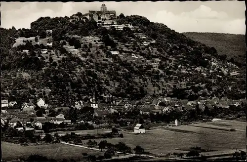 Ak Neustadt Breuberg im Odenwald, Panorama, Burg