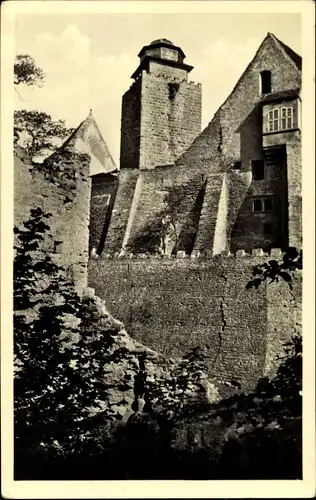 Ak Breuberg im Odenwald, Jugendherberge, Burg