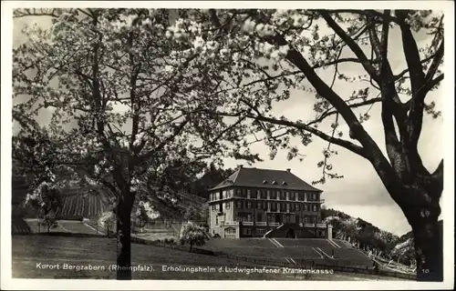 Ak Bad Bergzabern Rheinland Pfalz, Erholungsheim d. Ludwigshafener Krankenkasse