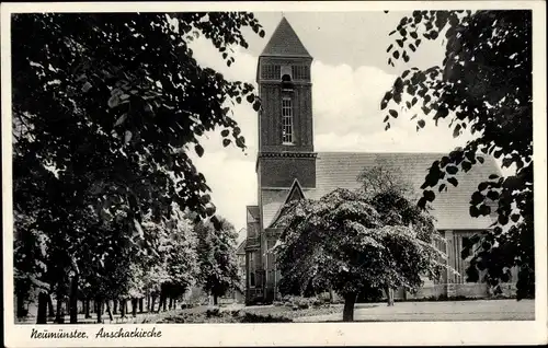 Ak Neumünster in Holstein, Anscharkirche