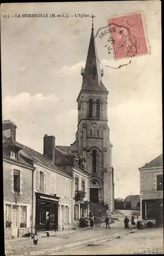 Ak La Membrolle Maine et Loire, L'Eglise