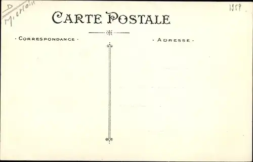 Ak Montjean Maine et Loire, La montee de l'Eglise