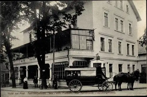 Ak Bad Rothenfelde am Teutoburger Wald, Hotel zur Post, Pension