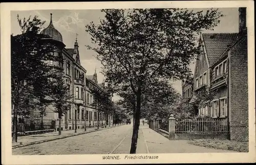 Ak Wanne Herne im Ruhrgebiet, Friedrichstraße