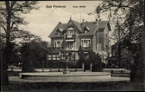 Ak Bad Pyrmont in Niedersachsen, Haus Muhle