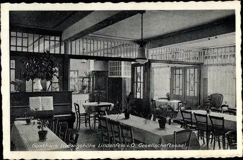 Ak Lindenfels im Odenwald, Gasthaus Ludwigshöhe