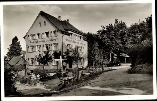 Ak Felsberg Seeheim Jugenheim an der Bergstraße, Restaurant auf dem Felsberg