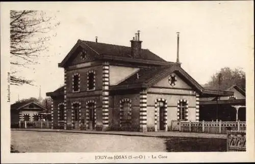 Ak Jouy en Josas Yvelines, La Gare