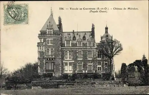 Ak Chevreuse Yvelines, Vallee de Chevreuse, Chateau de Meridon