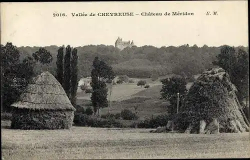 Ak Chevreuse Yvelines, Vallee de Chevreuse, Chateau de Meridon