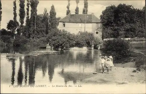Ak Olivet Loiret, Le Moulin du Bac
