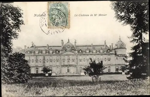 Ak Noisiel Seine-et-Marne, Le Chateau de M. Menier