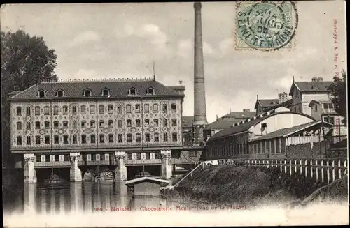 Ak Noisiel Seine-et-Marne, Chocolaterie Menier