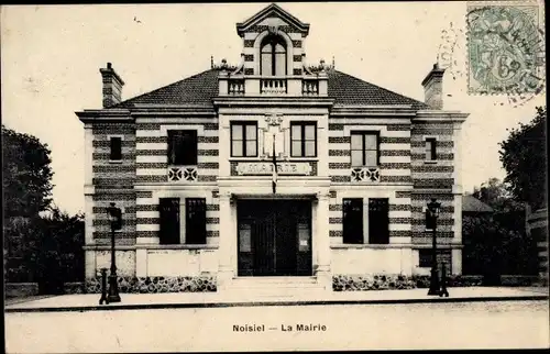 Ak Noisiel Seine-et-Marne, La Mairie