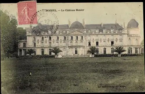 Ak Noisiel Seine-et-Marne, Le Chateau Menier
