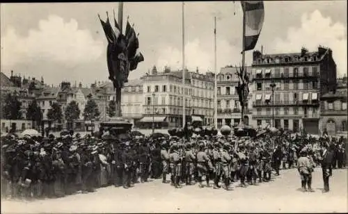 Ak Rouen Seine Maritime, Fetes Normandes 1909, Aubade de l'Academie culinaire