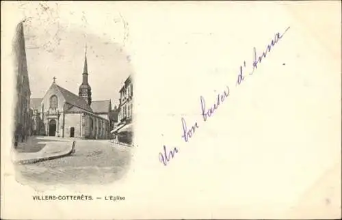 Ak Villers Cotterêts Aisne, L'Eglise