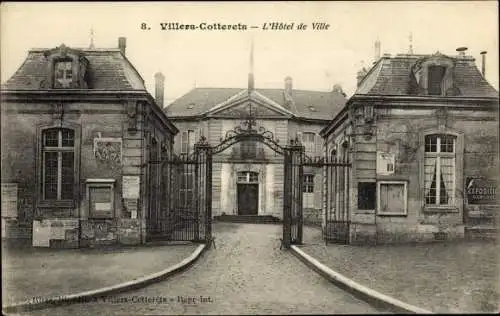 Ak Villers Cotterêts Aisne, L'Hotel de Ville