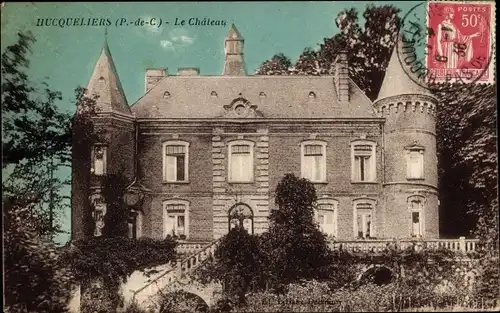 Ak Hucqueliers Pas de Calais, Le Chateau