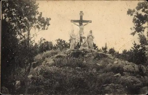 Ak Heiloo Nordholland Niederlande, Kruisberg bij de Kapel O. L. Vr. ter Nood