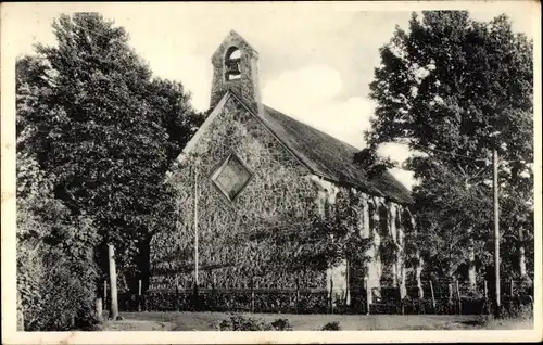 Ak Heiloo Nordholland Niederlande, Exterieur Genade Kapel, Achteraanzicht