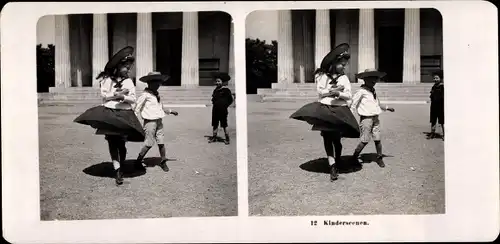 Stereo Foto Kinderszenen