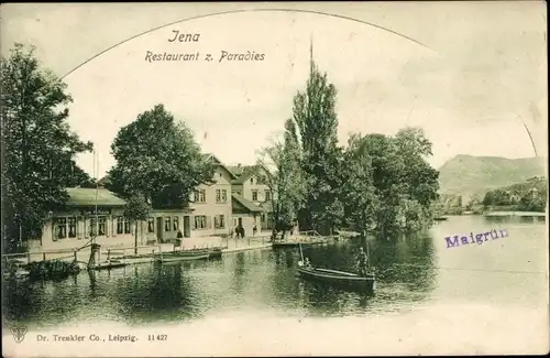 Ak Jena in Thüringen, Restaurant zum Paradies