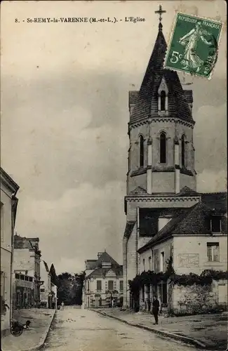 Ak Saint Rémy la Varenne Maine et Loire, L'Eglise