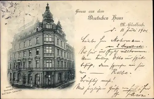 Ak Mönchengladbach am Niederrhein, Hotel Deutsches Haus