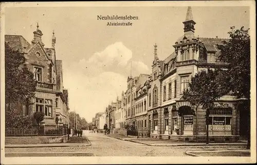 Ak Neuhaldensleben Haldensleben Börde, Alsteinstraße, Gasthaus
