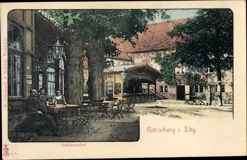 Ak Ratzeburg im Herzogtum Lauenburg, Blick auf den Schützenhof