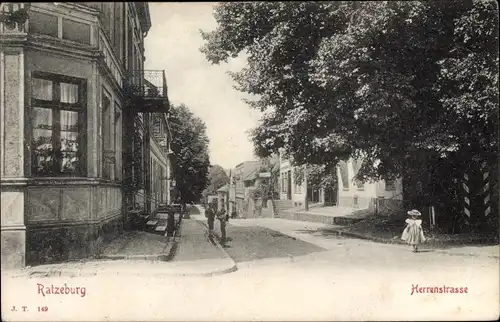 Ak Ratzeburg im Herzogtum Lauenburg, Herrenstraße